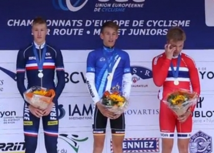 Ciclismo, Cronometro Europei Juniores: oro al tedesco Kamna. Video