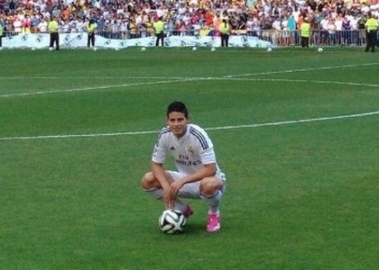 James Rodriguez si presenta: 