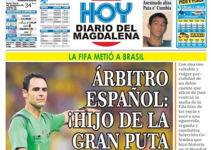 Colombia ko, stampa scatenata: 