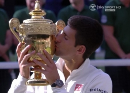 Wimbledon: Djokovic epico, Federer si arrende