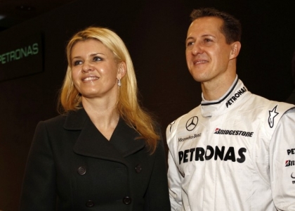 Schumacher, la moglie Corinna: 