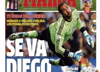 Real Madrid: via Diego Lopez, Casillas unico titolare