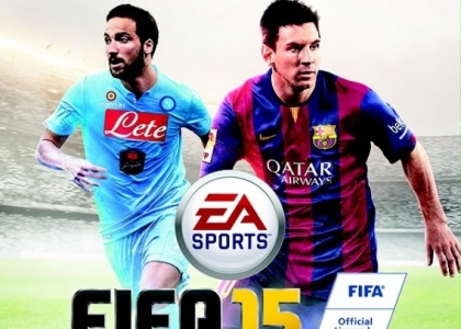 Napoli: Higuain sulla copertina di Fifa 15