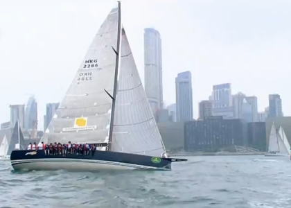 Blu Sport: la grande vela da Capri. Video