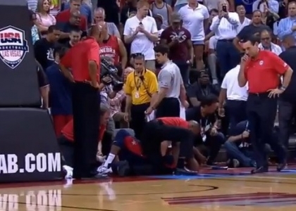 Nba: crack Paul George, infortunio shock. Video