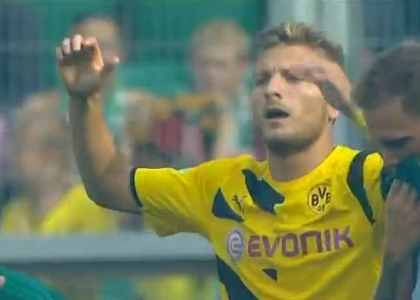 Amichevoli: vince il Dortmund, gol di Immobile