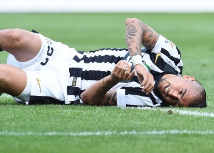 Juventus in emergenza, lesione per Vidal