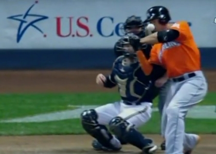 Mlb: Stanton, colpito e affondato. Video