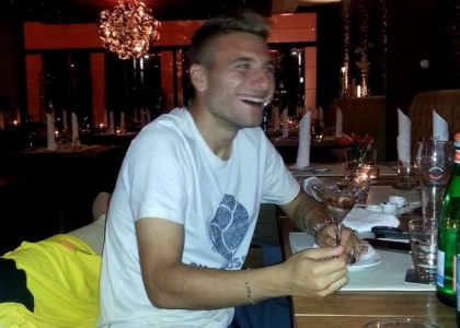 Dortmund: Immobile festeggia con il gelato