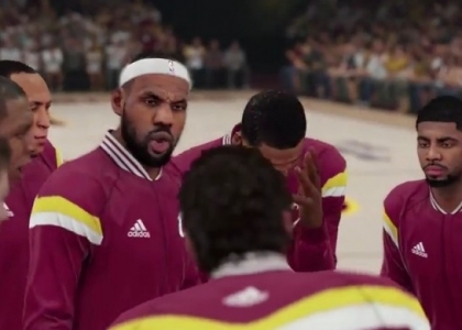 Nba: James-Cavs, l'omaggio di 2K15. Video