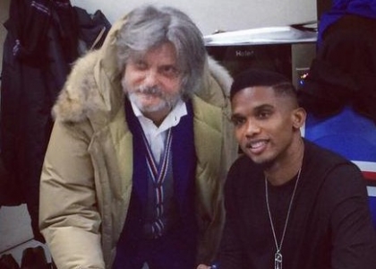 Sampdoria: Eto'o è tornato ad allenarsi