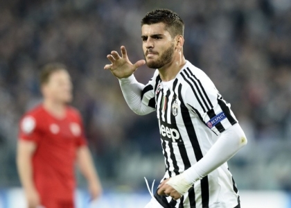 Juventus: euro Morata, eguagliato Del Piero