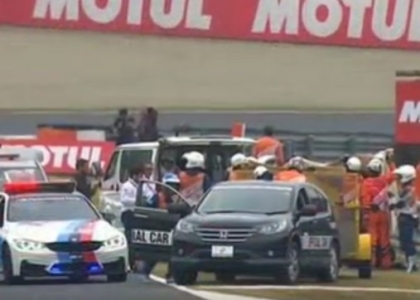 MotoGP, Giappone: botto per De Angelis ma è cosciente