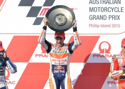 MotoGP, Australia: capolavoro Marquez, Rossi quarto