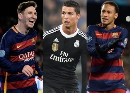 Pallone d'Oro: Messi, Ronaldo e Neymar i finalisti