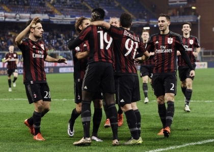 Tim Cup: il Milan respira, 2-0 alla Sampdoria
