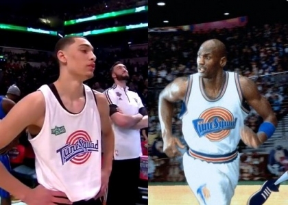 LaVine vola come Jordan in Space Jam. Video