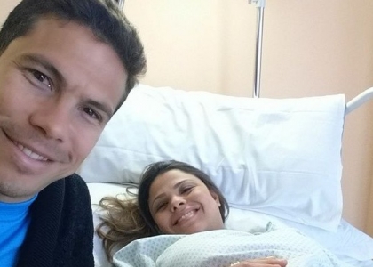 Inter, fiocco rosa per Hernanes: è nata Angelica