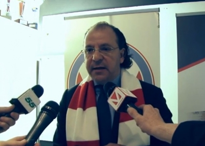 Varese: lo show del nuovo presidente Cassarà. Video