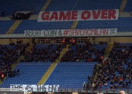 Milan, la Curva Sud: 