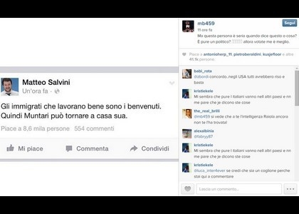Balotelli-Salvini, scontro per Muntari