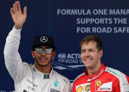 F1, Hamilton contro Vettel: 