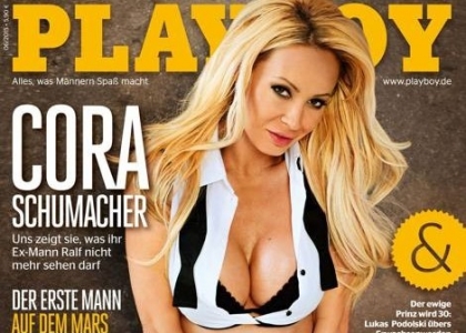 Cora Schumacher, la ex di Ralf nuda su Playboy