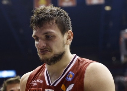 Flop Olimpia Milano: le lacrime di Gentile. Video