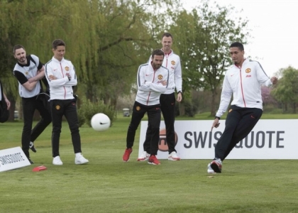 I Diavoli Rossi alle prese col footgolf. Video