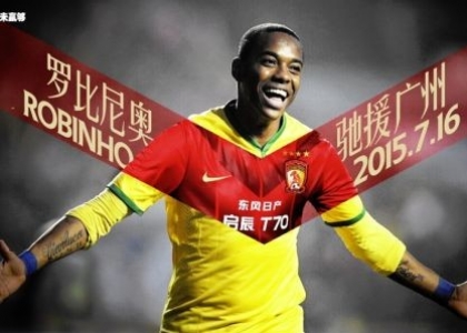 Colpo grosso Guangzhou: Robinho firma per sei mesi