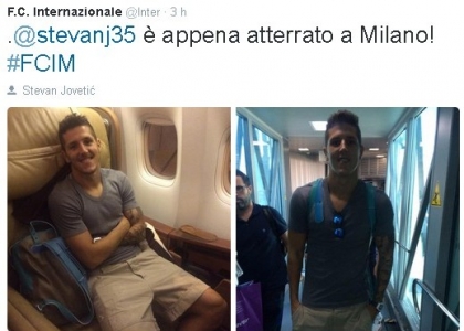Inter, Jovetic sbarca a Milano: 