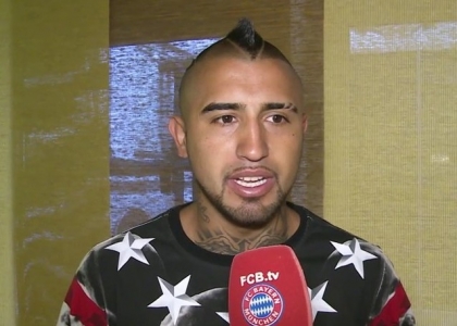 Vidal al Bayern, il suo saluto: 