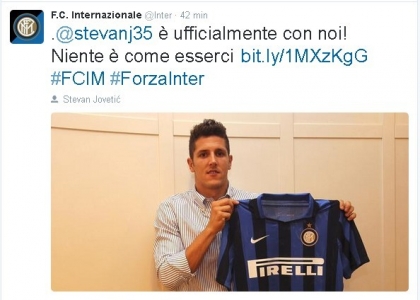 Ufficiale: Jovetic è un giocatore dell'Inter