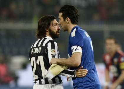 Juventus, Buffon saluta Pirlo: 