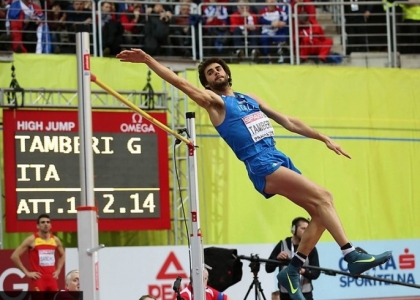 Atletica, salto in alto: record italiano per Tamberi