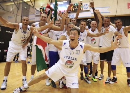 Mondiali Maxibasket: Italia Over 45, lezione ai maestri Usa!