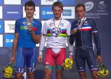 Ciclismo, Mondiali Richmond 2015: storico Malori, argento nella crono