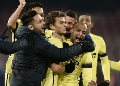 Tim Cup: Jovetic-Ljajic, l'Inter sculaccia il Napoli