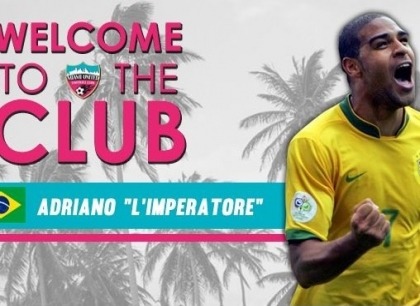 Pazzesco Adriano, torna in campo: va al Miami United