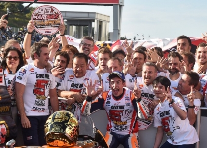 GP del Giappone: disastro Rossi e Lorenzo, Marquez è Mondiale