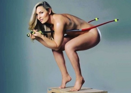 Sci: Lindsey Vonn posa nuda per il suo libro