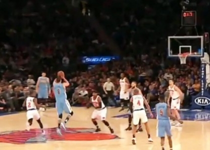 Nba: Gallinari incanta il Madison con un canestro impossibile. Video