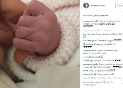 Bernardo Corradi di nuovo papà, è nata Greta