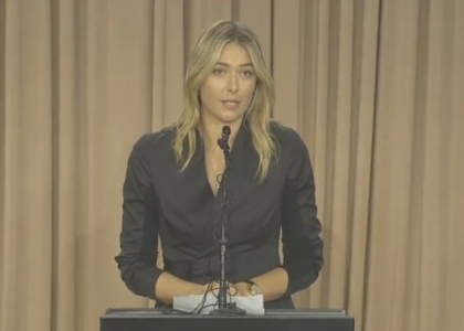 Tennis, Sharapova shock: 