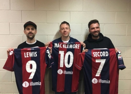 Il rapper Macklemore tifoso del Bologna