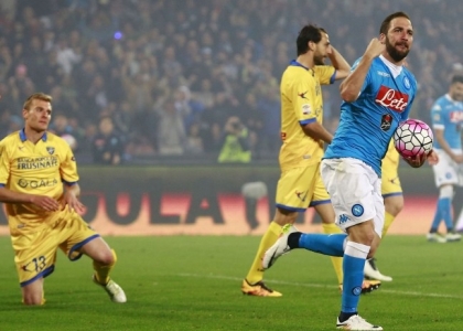 Serie A, Napoli-Frosinone: formazioni, diretta, pagelle. Live