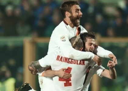 Roma, De Rossi e Nainggolan in coro: 