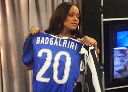 Juventus, Rihanna in bianconero fa impazzire Marchisio