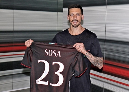 Milan, ufficiale: Sosa ha firmato fino al 2018