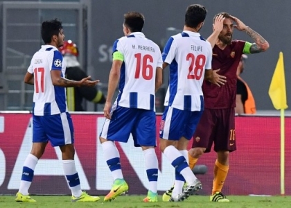 Champions: figuraccia Roma, il Porto fa festa